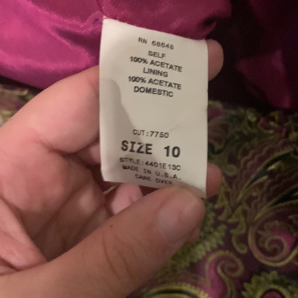 Cache Paisley Print Crop Top - Picture 4 of 4